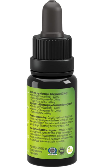 Suplemento líquido vitamina D3K2 aceite MCT ACTIVATION