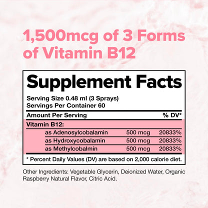 suplemento líquido vitaminas triple b12 efecto nervioso y cognitivo
