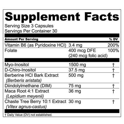 Suplemento Live Conscious apoyo equilibrio hormonal y PMS mujeres