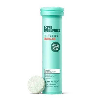 Suplemento Love Wellness Hello Burn Energize caja frontal