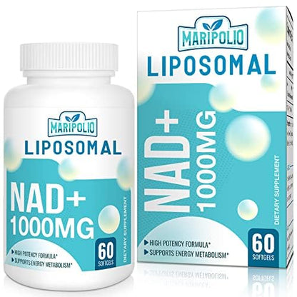 Suplemento Maripolio NAD+ liposomal 1000mg 60 softgels