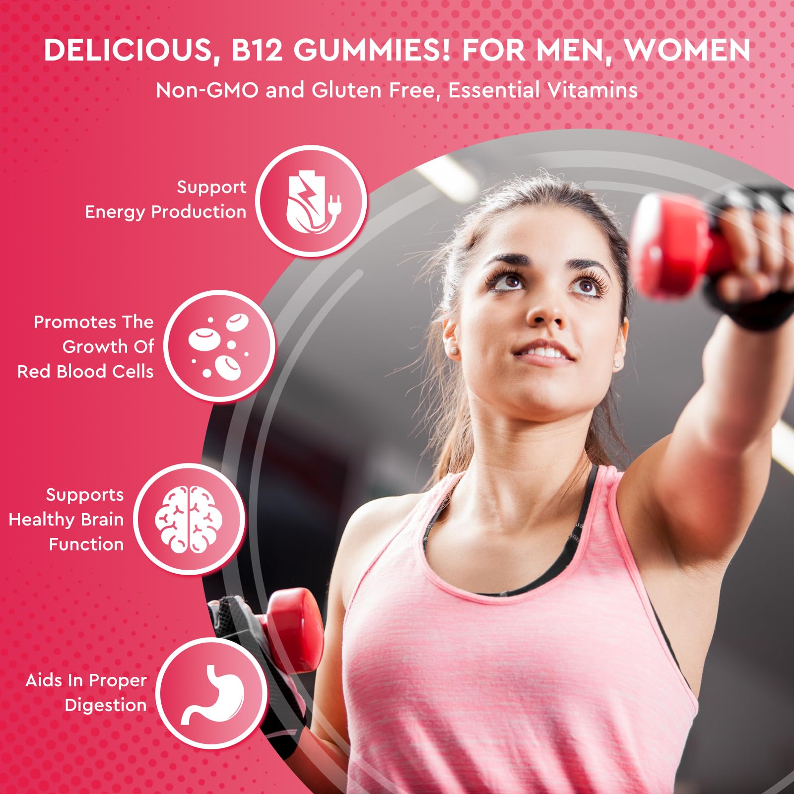 Suplemento masticable vitamínico ReviNutra b12 5000 mcg detalle