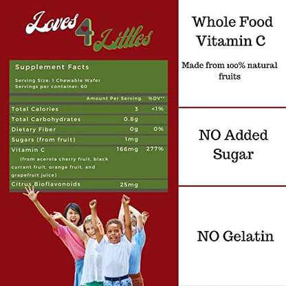 Suplemento masticable vitamina C para sistema inmunológico