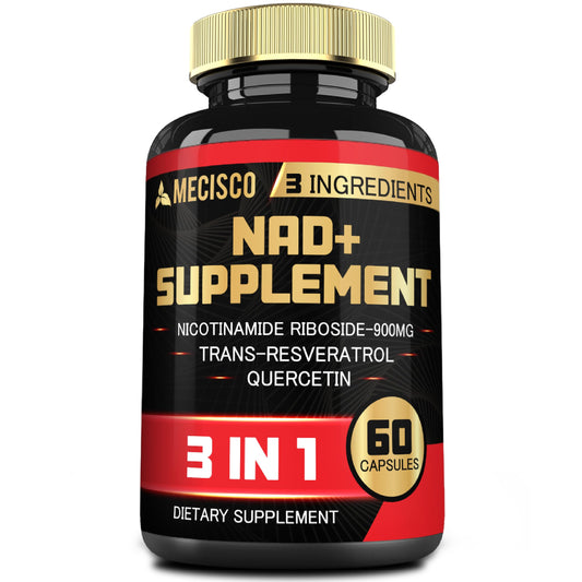 Suplemento Mecisco NAD+ 1200mg cápsulas frasco