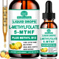 Suplemento methylfolate con B12 y B6 en gotas 2 pack