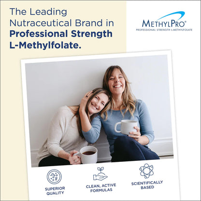 Suplemento MethylPro con L-Metilfolato para salud mental