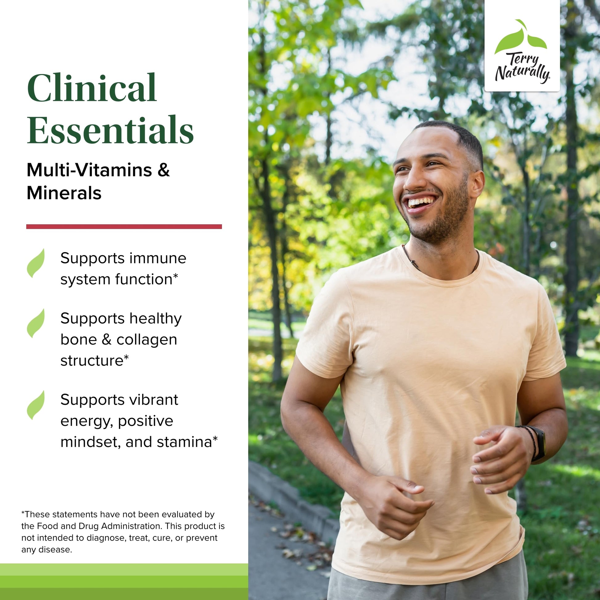 Suplemento con minerales y vitaminas esenciales.