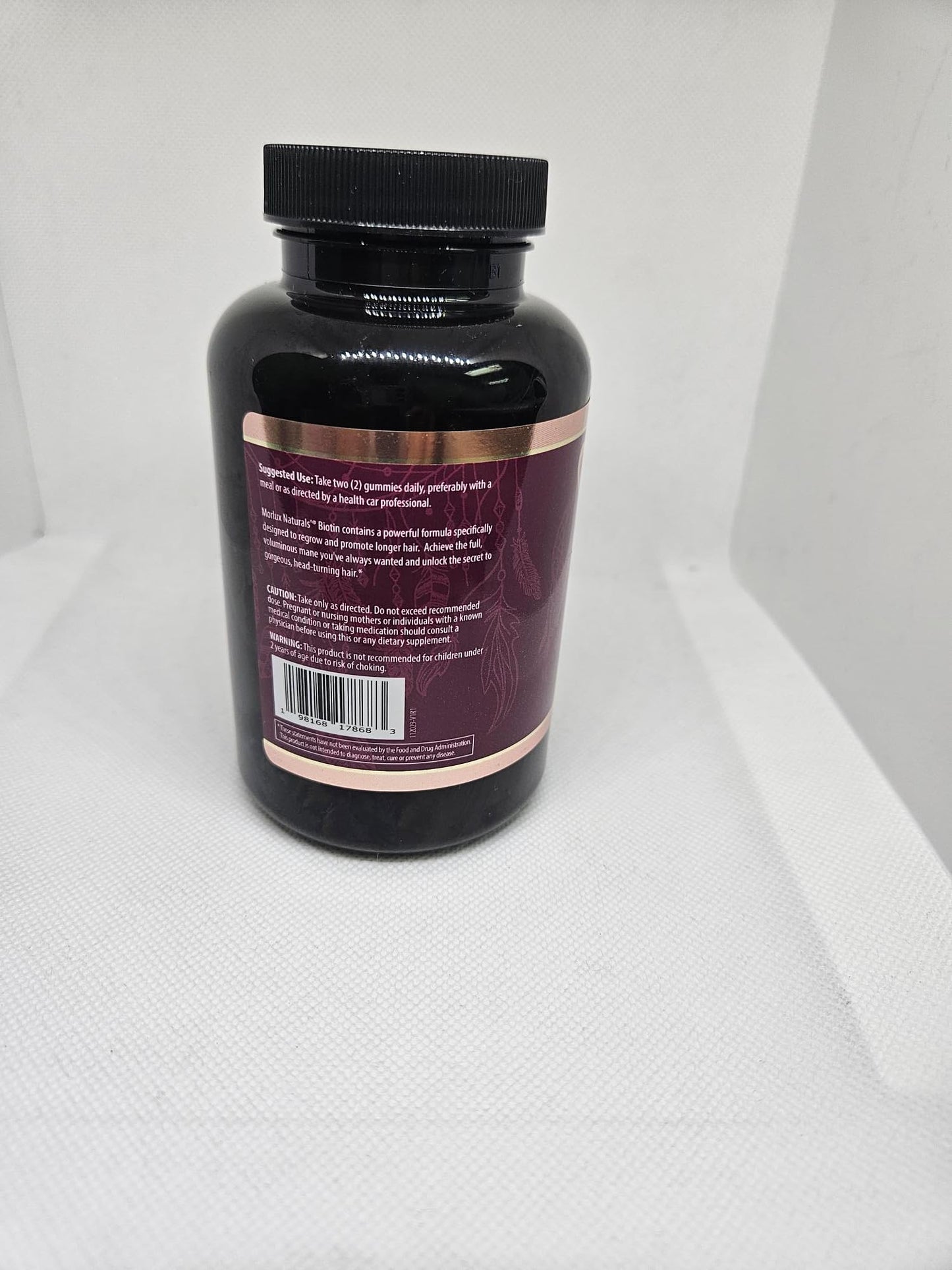 Suplemento Morlux Naturals biotina vitaminsa cabello piel uñas
