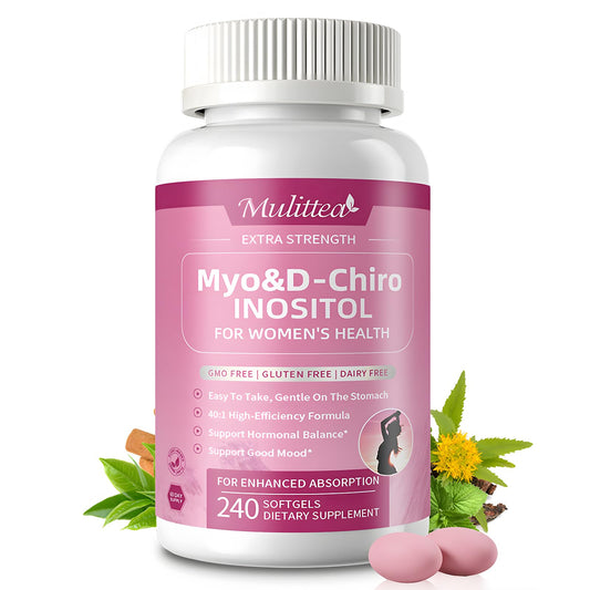 Suplemento Mulittea Myo-Inositol y D-Chiro Inositol en cápsulas blandas