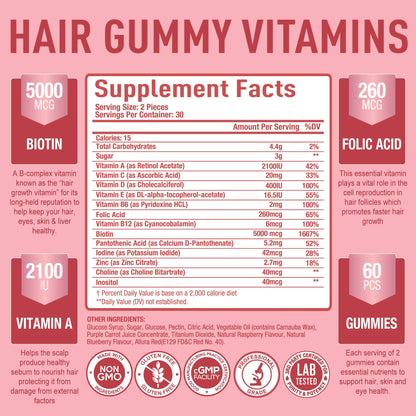 Suplemento multifuncional Purely Optimal vitaminas para cabello piel
