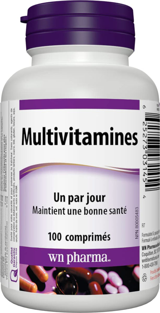 Suplemento multivitamínico 100 tabletas