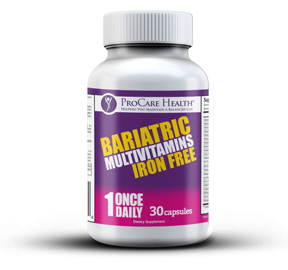 Suplemento multivitamínico bariátrico sin hierro, ProCare Health