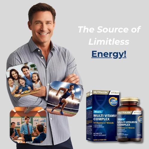 Suplemento multivitamínico complejo Nutraxin para energía