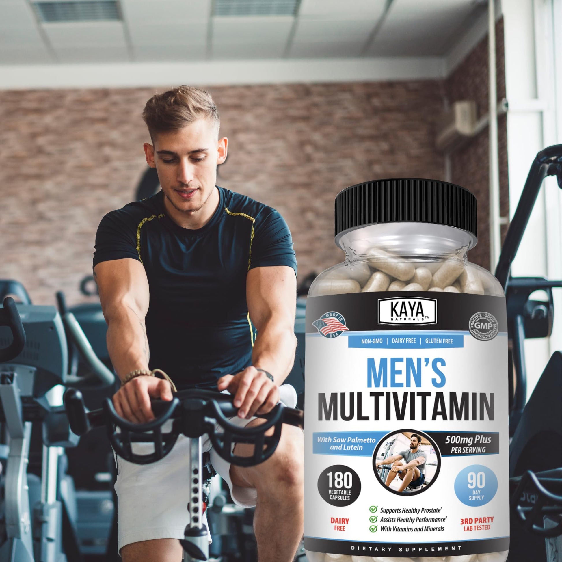 Suplemento Multivitamínico Hombre Kaya Naturals 75 Ingredientes