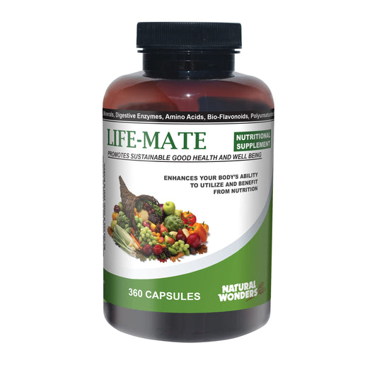 suplemento multivitamínico life mate 360 cápsulas