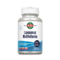 Suplemento multivitamínico liposomal KAL en envase blanco.