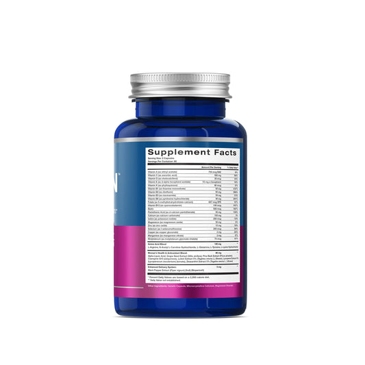Suplemento multivitamínico para mujer con antioxidantes