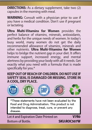 Suplemento alimenticio para mujeres multivitamínico