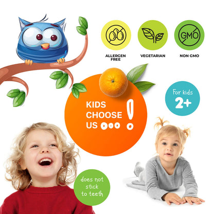 Suplemento multivitamínico para niños sin azúcar, sin alérgenos