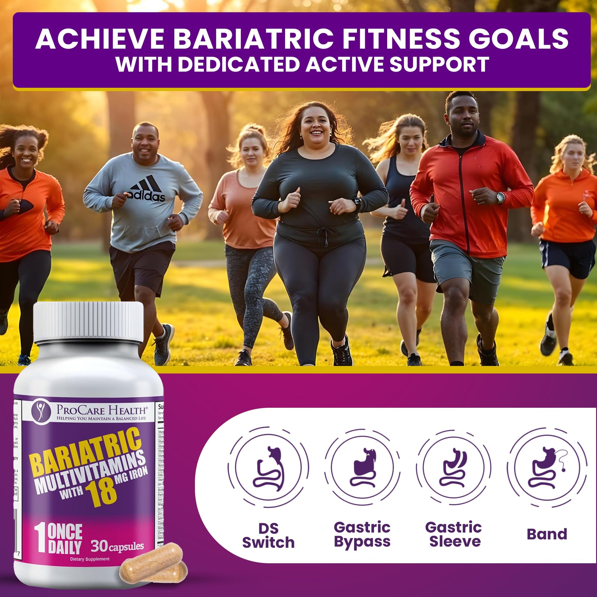 Suplemento multivitamínico para pacientes post bariátrica