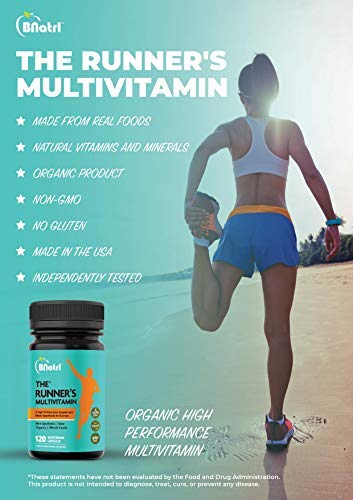 Suplemento multivitamínico en polvo para corredores.