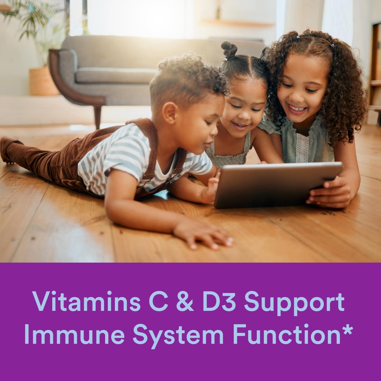 Suplemento multivitamínico SmartyPants para niños pequeños sabor fruta
