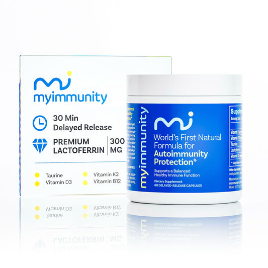 Suplemento myimmunity con lactoferrina y vitaminas para sistema inmune