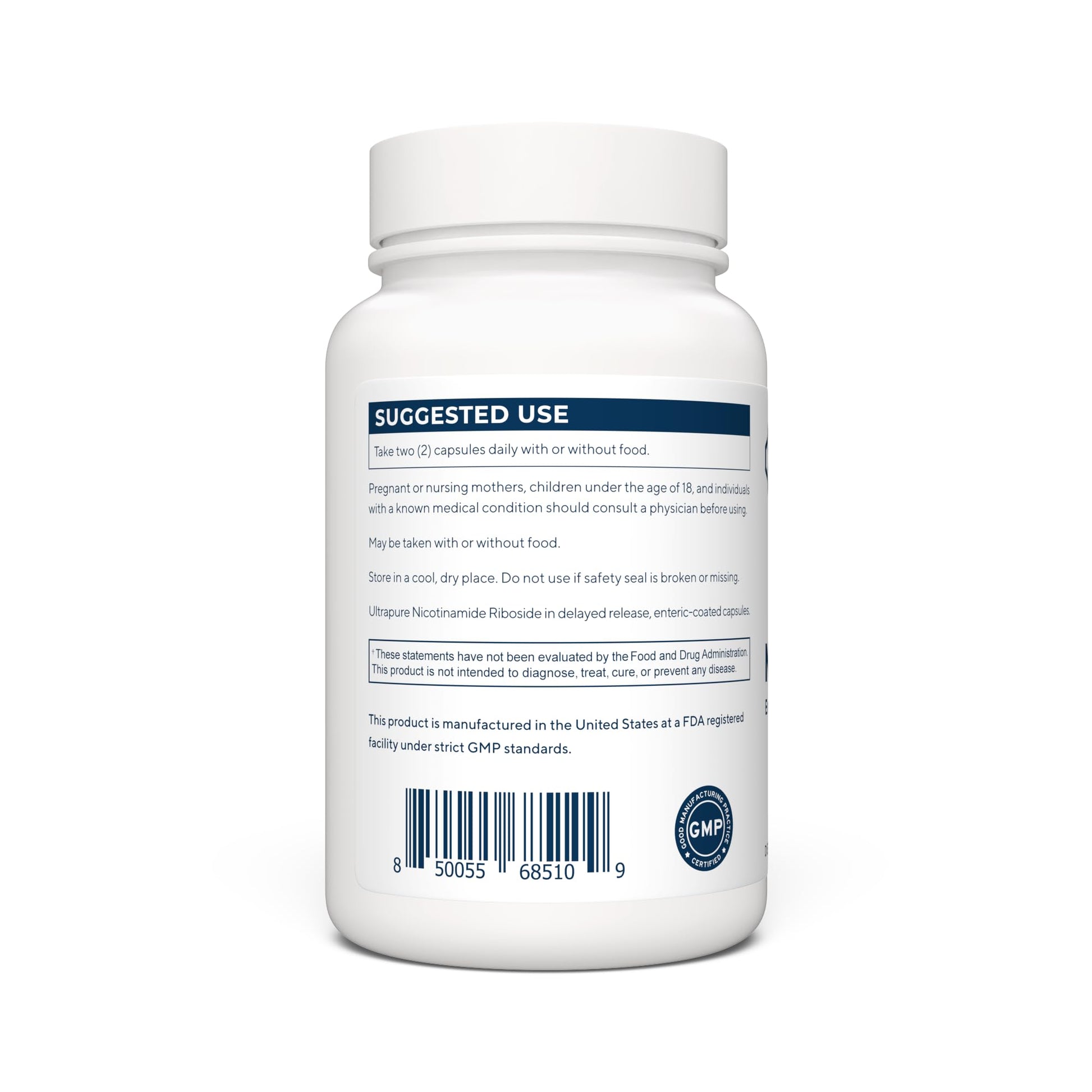 Suplemento nad 1000mg nicotinamida ribósido renue