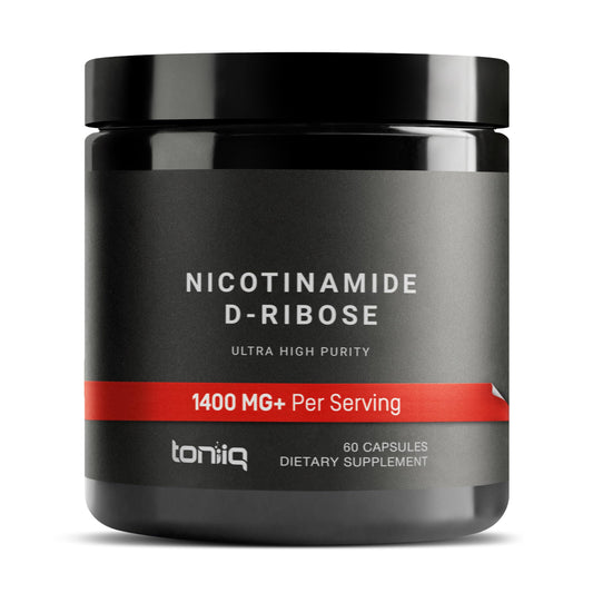 Suplemento NAD+ 1400mg Toniiq con RiaGev