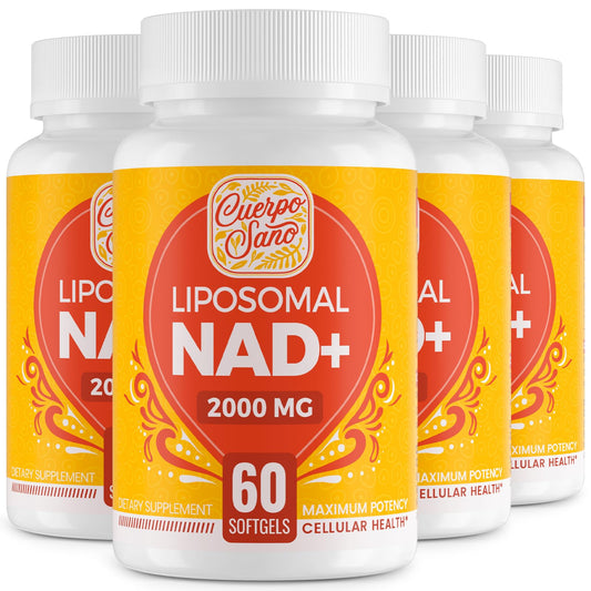 Suplemento NAD+ 2000 mg cápsulas blandas vista frontal