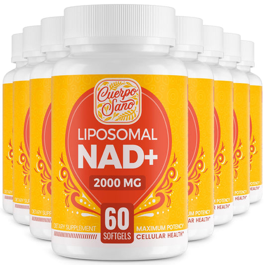 Suplemento NAD+ liposomal 2000mg Cuerpo Sano botella principal
