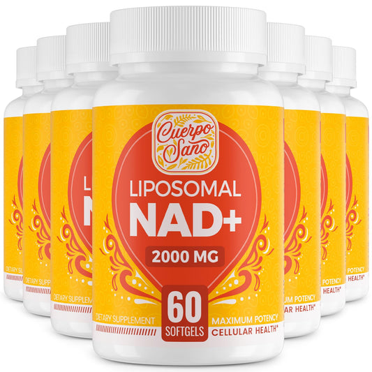 Suplemento NAD+ liposomal 2000mg Cuerpo Sano frasco principal