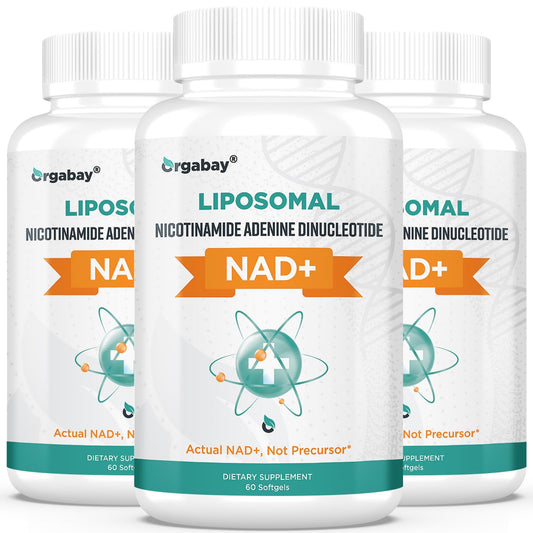 Suplemento NAD+ liposomal Orgabay 500mg 180 cápsulas alta absorción