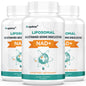 Suplemento NAD+ liposomal Orgabay 500mg 180 cápsulas alta absorción