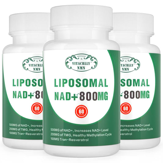 Suplemento NAD+ liposomal VITACRLLYNMN frasco vista frontal