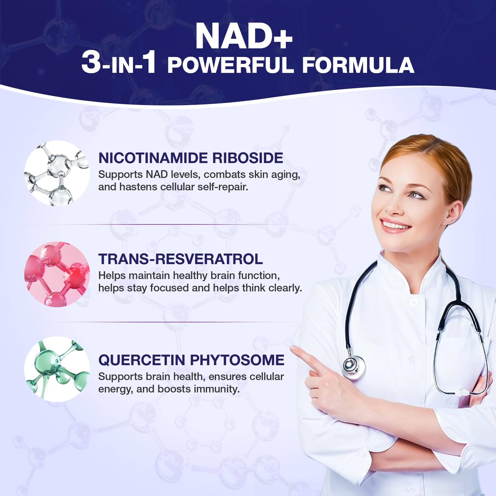 Suplemento NAD+ SHAPEINGIRL presentación de producto y envase