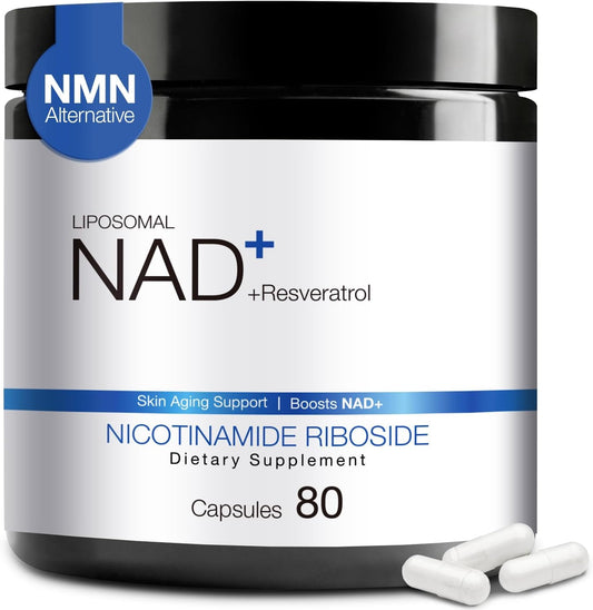 Suplemento de NAD+ con Resveratrol para energía y enfoque
