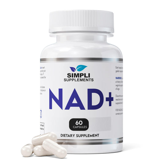 Suplemento NAD Simpli Supplements 500mg botella