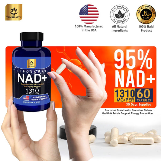 Suplemento NAD+ con tecnología liposomal para máxima absorción