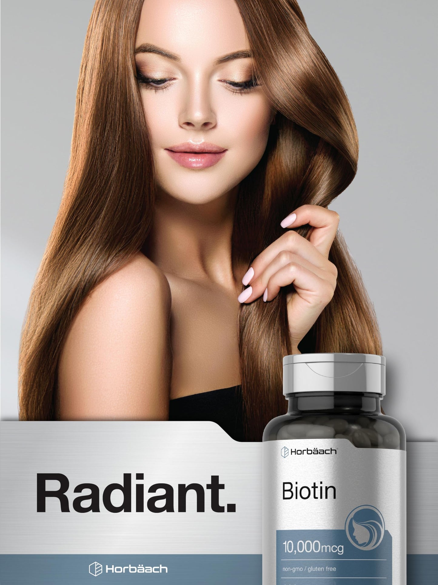 Suplemento natural biotina sin sabor artificial Horbaach