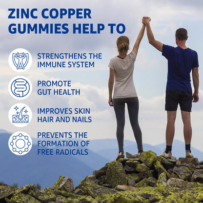 Suplemento natural gomitas neviss vitamina d3 k2 zinc cobre