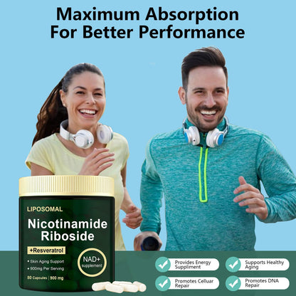 Suplemento natural nicotinamida ribósido vitamina anti edad