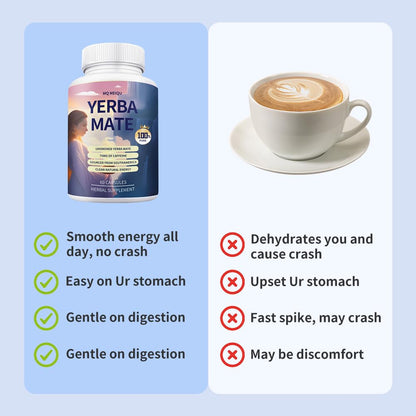 Suplemento natural sin nerviosismo Yerba Mate
