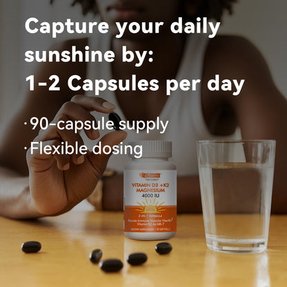 Suplemento natural Vevoec vitamina D3 y K2