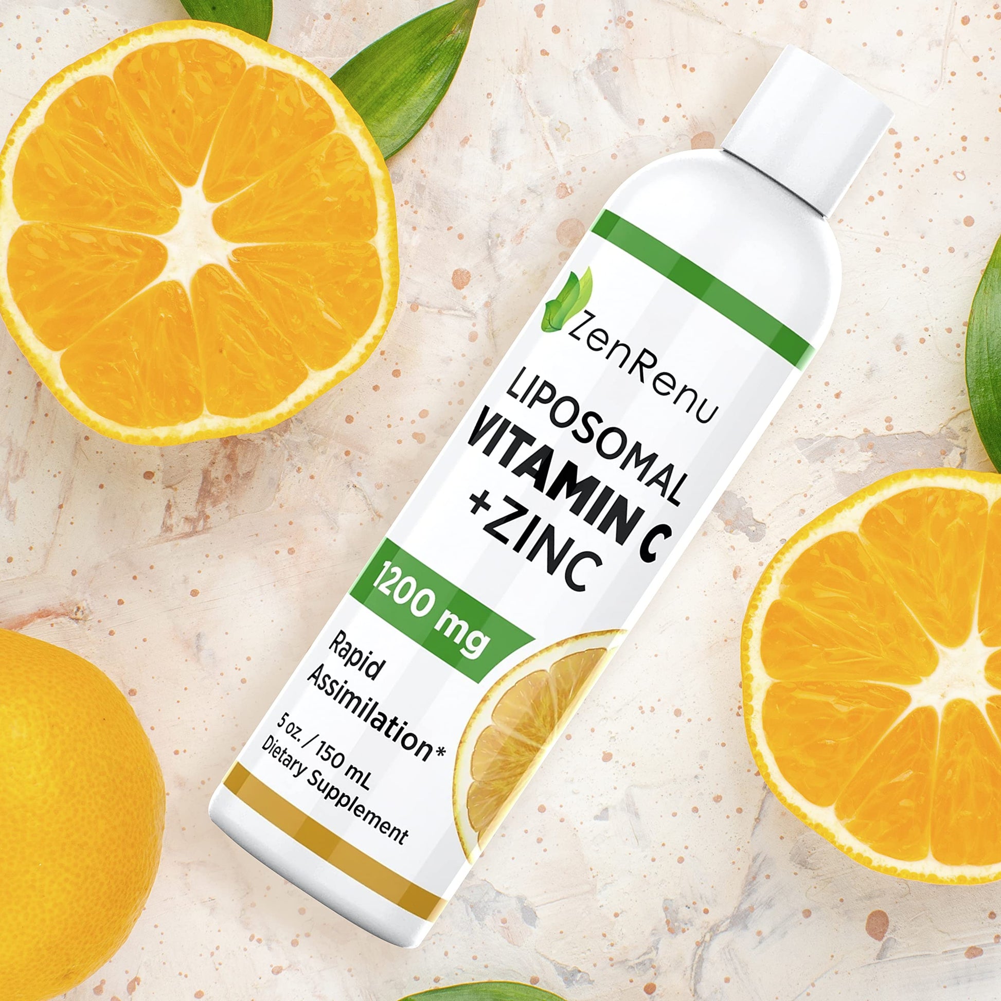 Suplemento natural vitamina c zenrenu botella