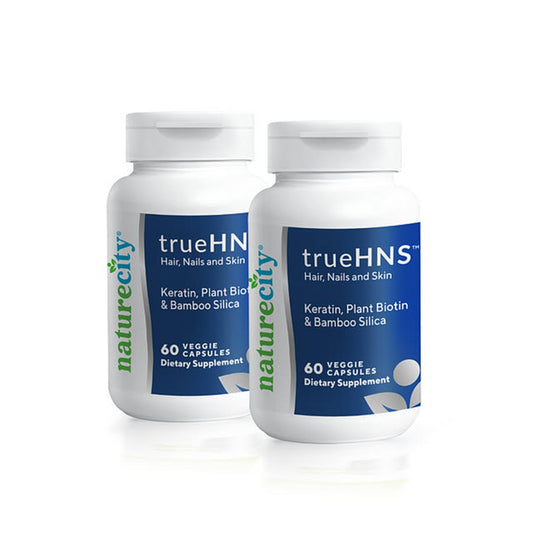 Suplemento NatureCity True-HNS con queratina y biotina vegetal