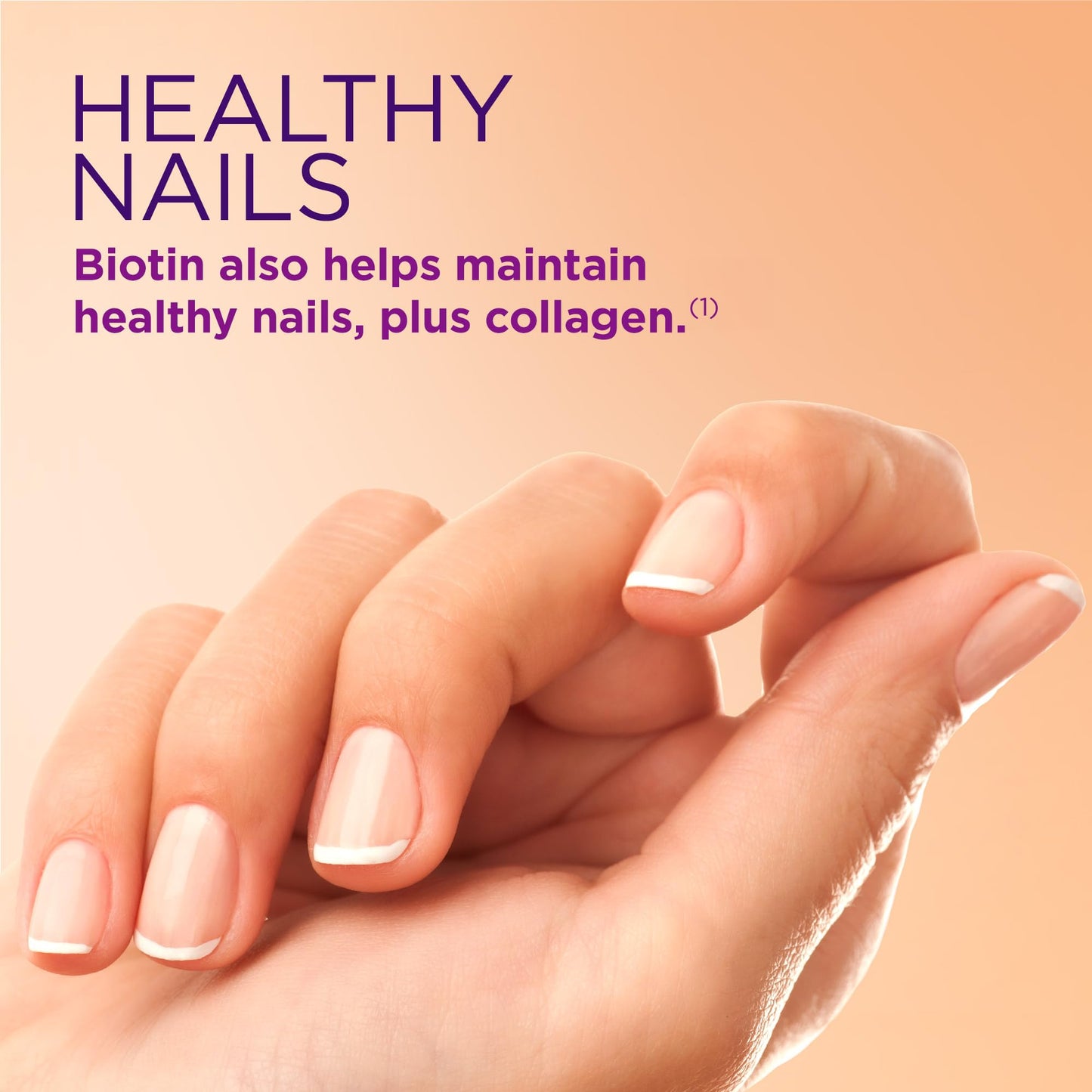 Suplemento Nature's Bounty para cabello piel y uñas