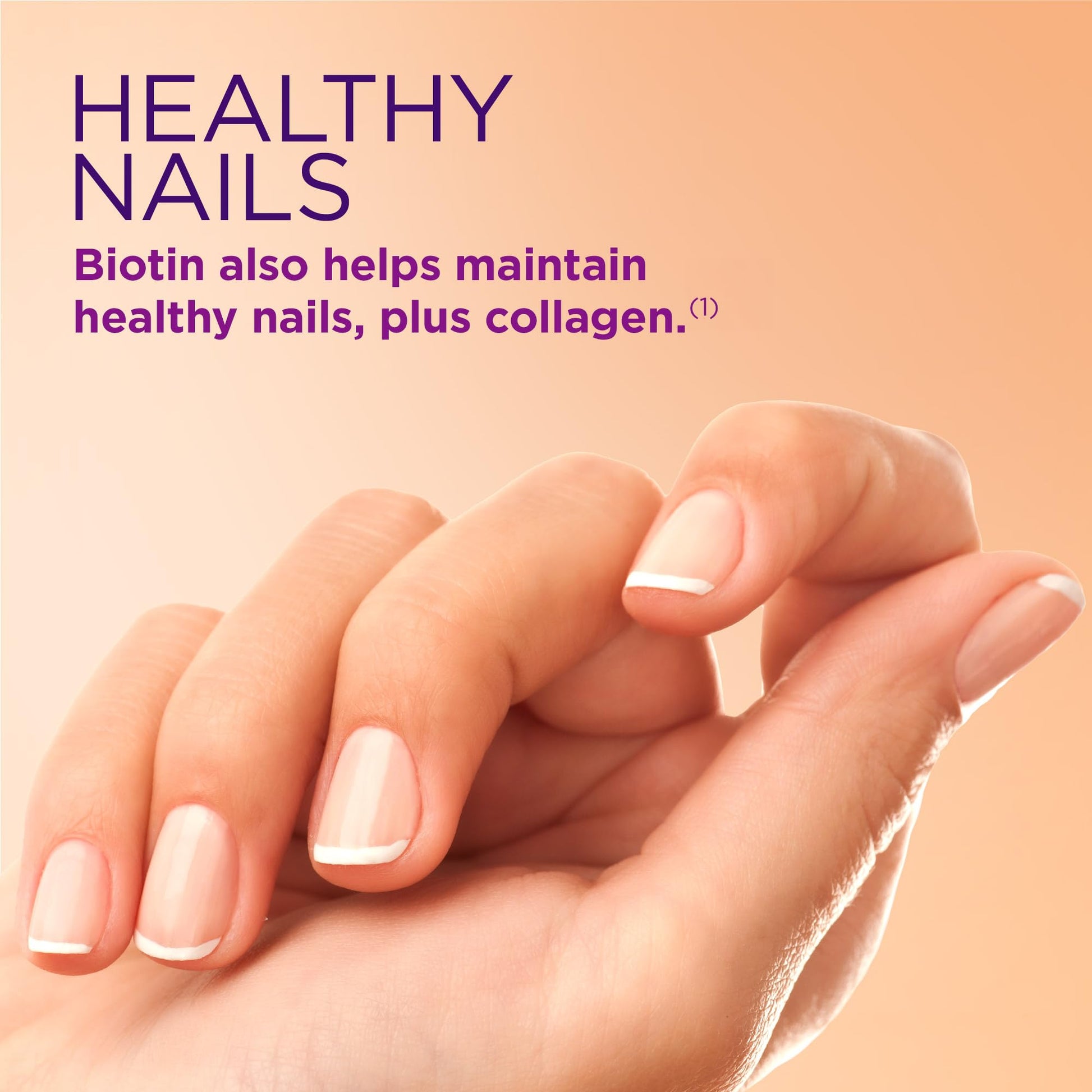 Suplemento Nature's Bounty para cabello piel y uñas