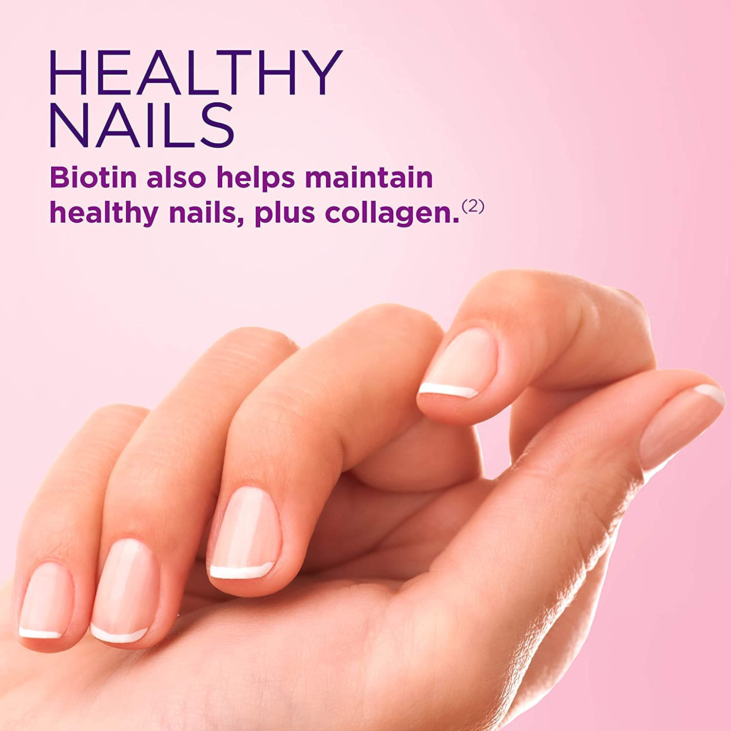 Suplemento Nature's Bounty para salud cabello piel y uñas