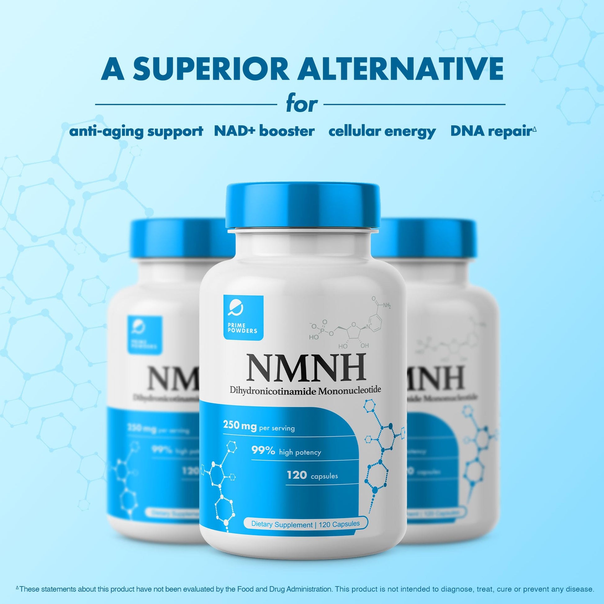 Suplemento NMNH mejora metabolismo y energía celular